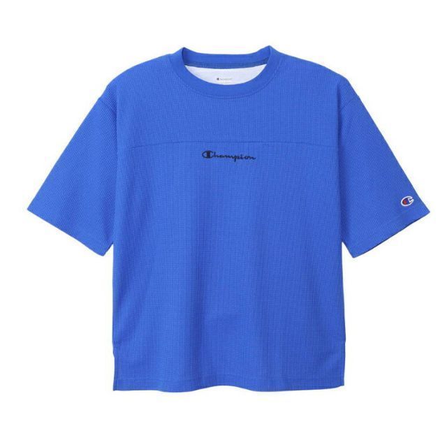 HANES ヘインズ 1/2 SLEEVE ウィンザーブルー 140サイズ CK-XS321 350 | スポーツ 運動 服 衣類 ウエア ウェア トップス ショートスリーブ Tシャツ 半袖 着心地 速乾性 UVカット 紫外線対策 効果 シンプ