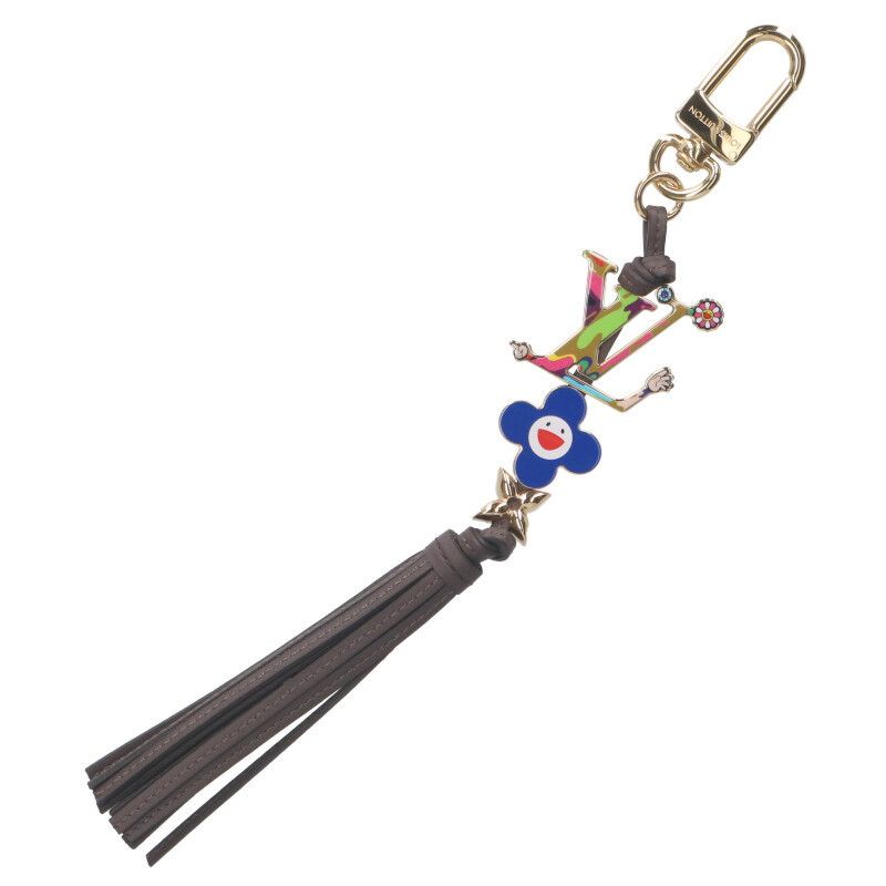 LOUIS VUITTON ×村上隆 バッグチャーム・タッセル スーパーフラット ルイヴィトン 村上隆 キーホルダー・スーパーフラット M02467