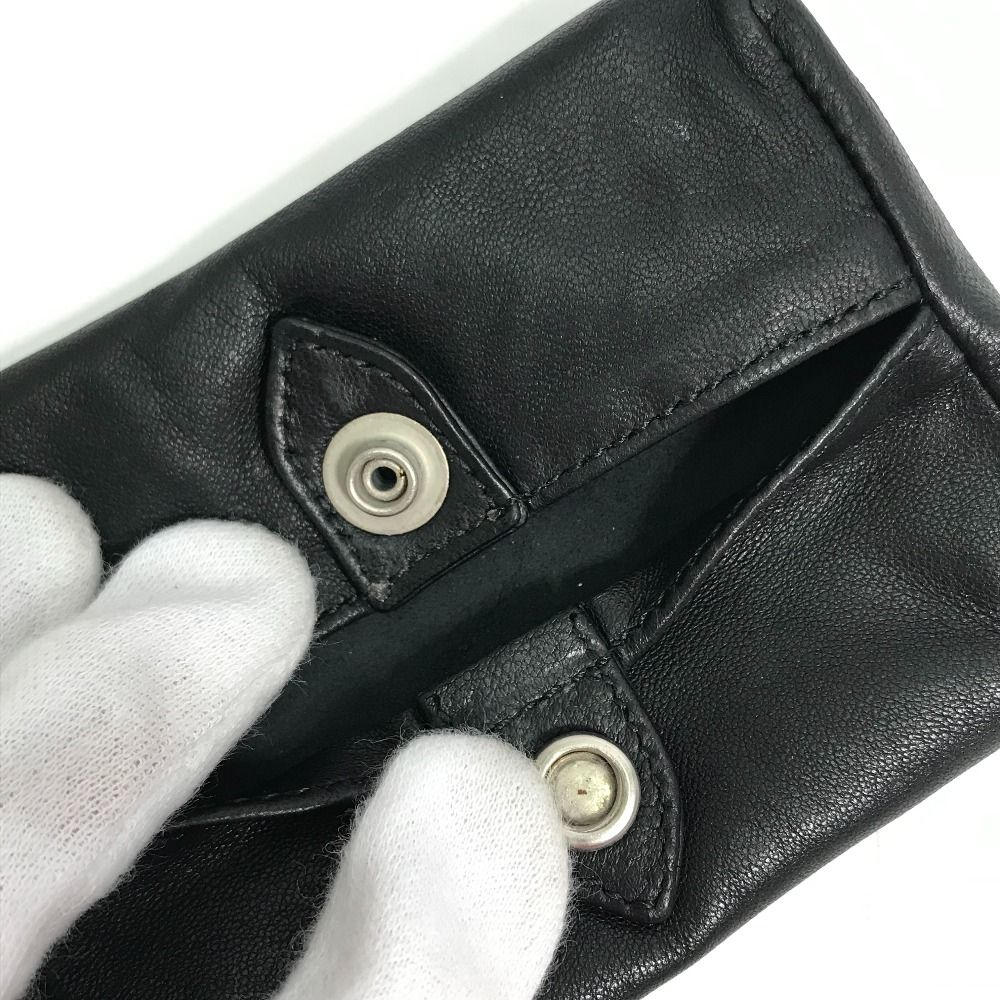 CHROME HEARTS クロムハーツ ポーチ WALLET TIRED TEARS  レザー