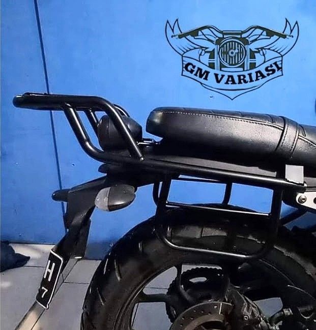 YAMAHA XSR125 XSR155 リヤキャリア ブラック塗装 サイドバッグ取り付けOK バインダー機能付き RE46J RG63