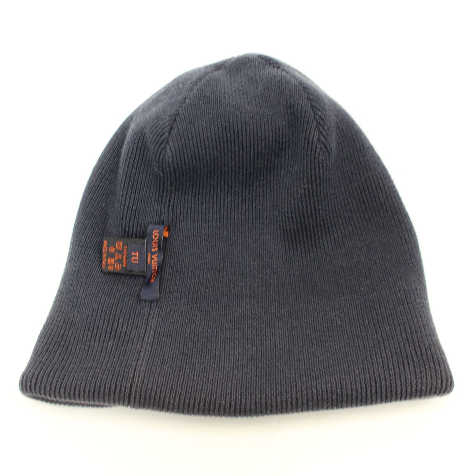 【カシミヤ混】ルイヴィトン カップ ニット帽 ビーニー ブランドロゴ グレー カシミヤ混】ルイヴィトン カップ ニット帽 ビーニー ブランドロゴ グレー