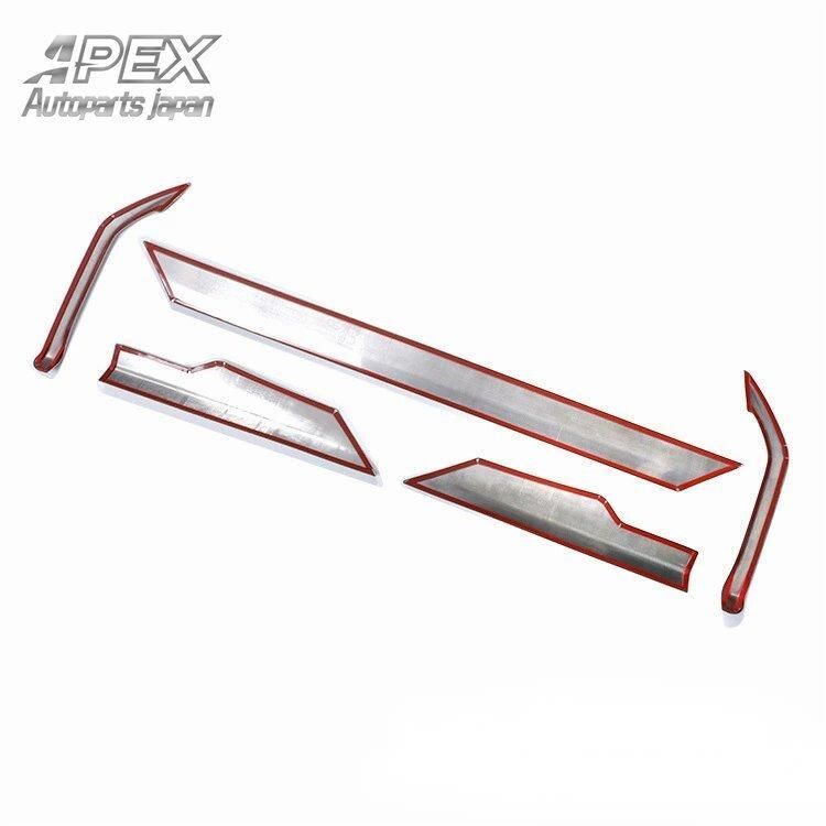 トヨタ アルファード 40系 リアバンパー用 304ステンレス製 リアバンパー飾り条 FFCRYSTALESIA_COM