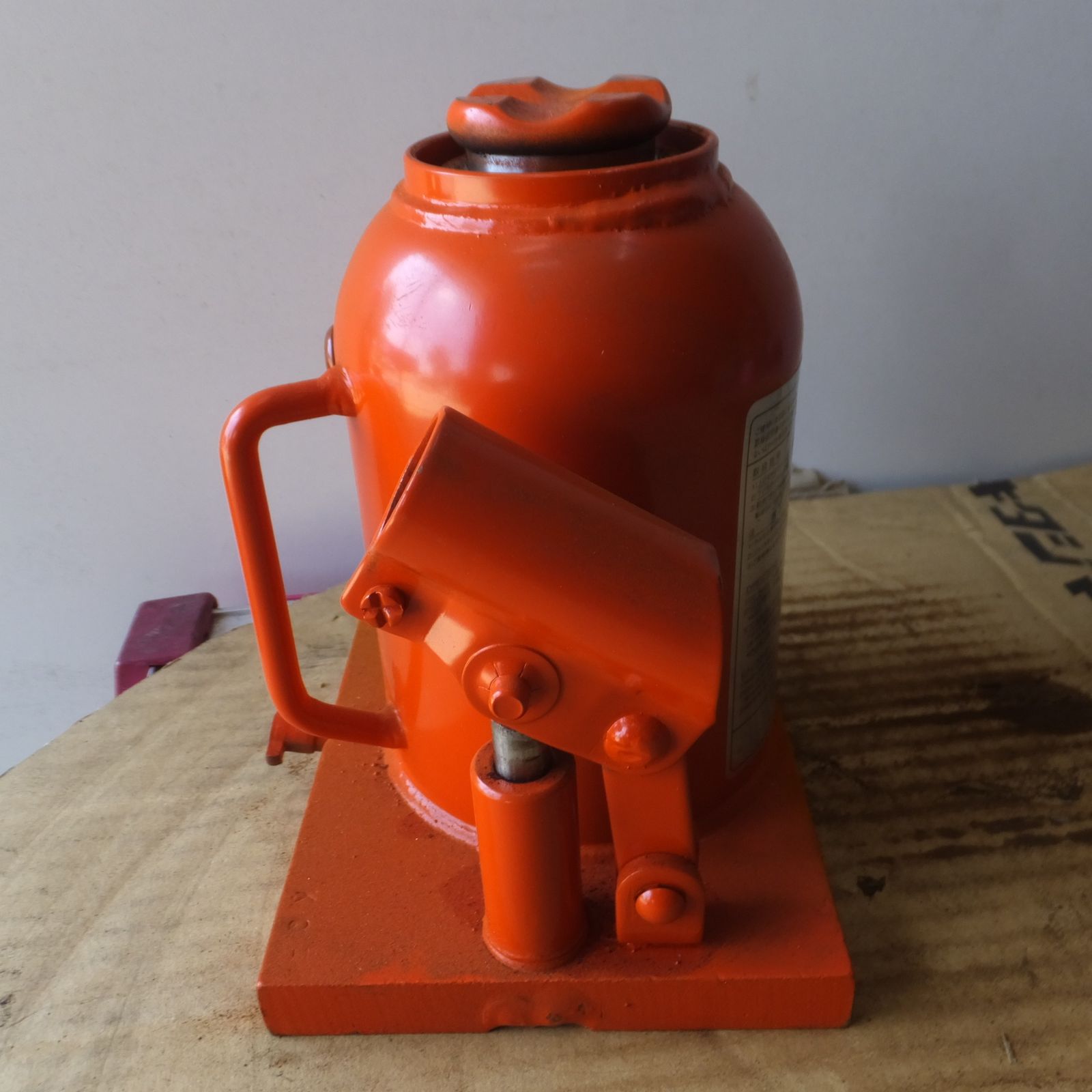 ◆マサダ 油圧ジャッキ HPD-10-2 工具 10TON 10ton 10トン 10000kg 油圧式 オイル だるま ダルマ 車載 自動車 点検 整備 5 ◆