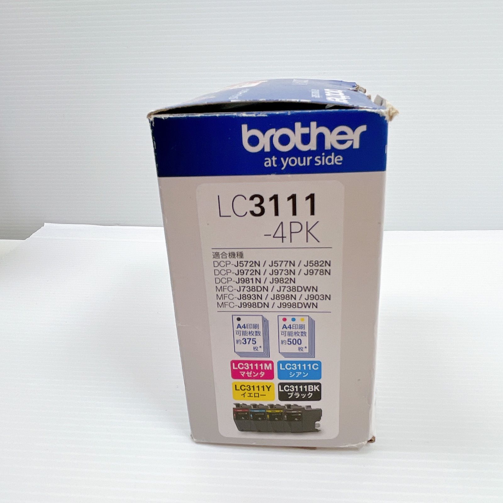 未使用　brother LC3111-4PK Amazon.co.jp: LC3111 LC3111-4PK 4色セット+ブラック1本 計5本