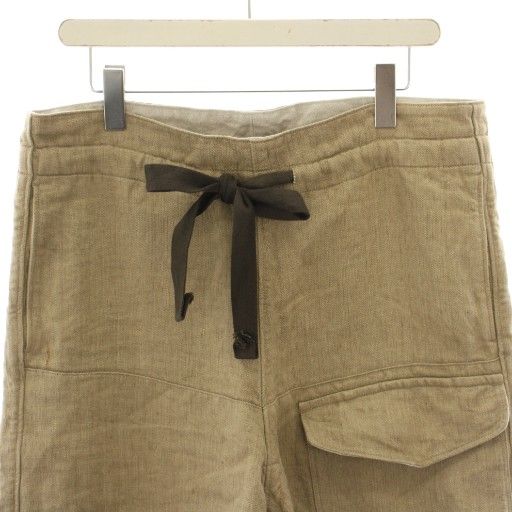  シュス sus-sous トラウザーズ MK-1 リネンパンツ 麻 5 ベージュ 07-SS 01003 YT スラックス パンツ