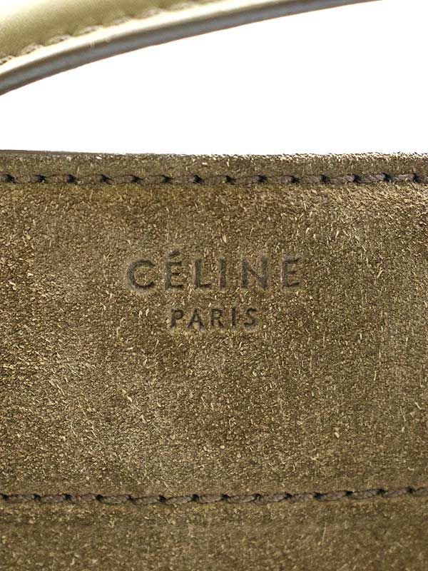 CELINE セリーヌ スエード ラゲージファントム トートバッグ