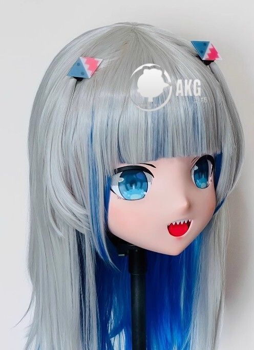 ☆即納 全頭マスク カツラ付き ロック付き NO.560 ドール ヘッド