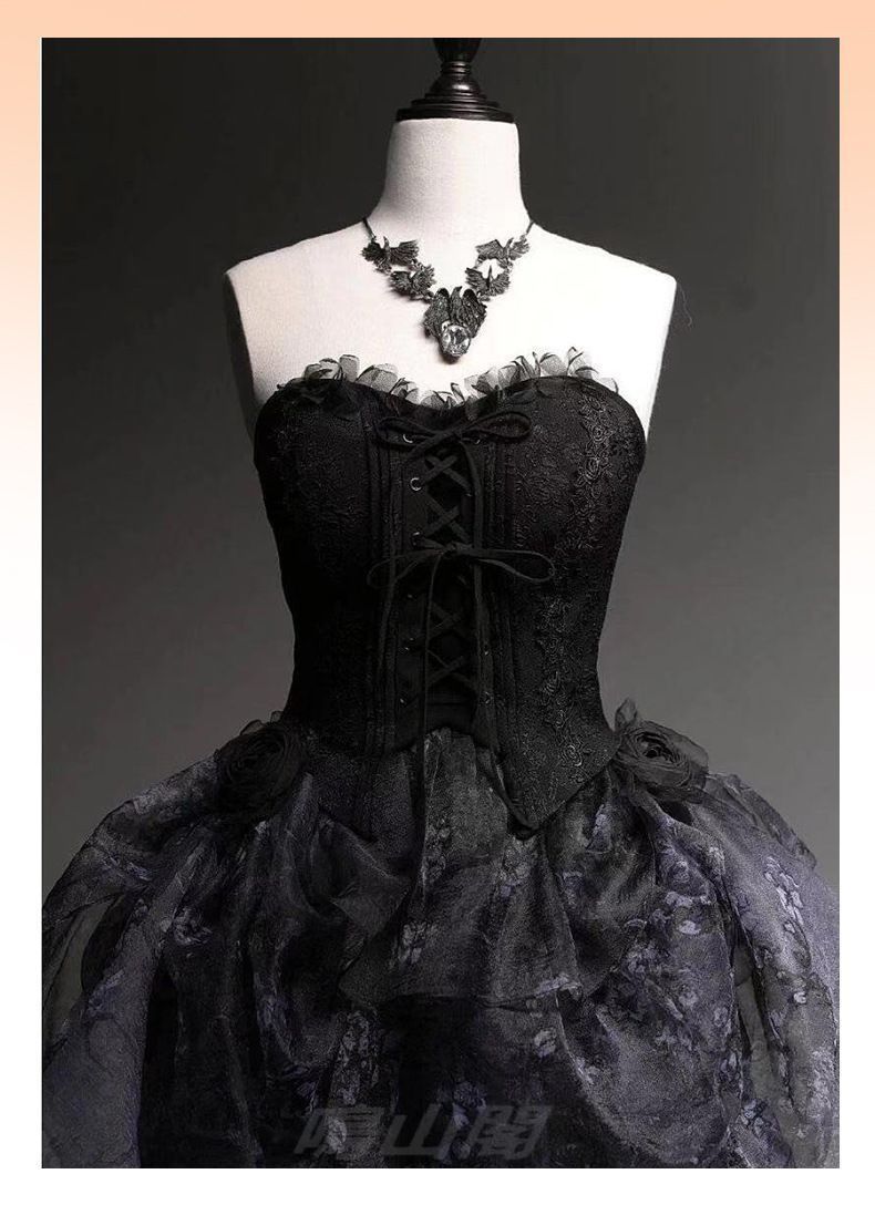 蓬裙 ロングワンピ