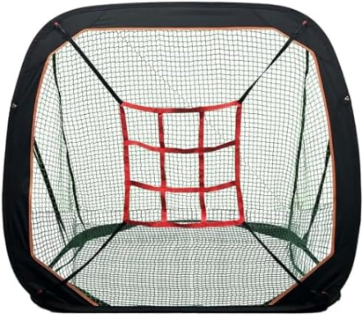 野球ネット 投球ネット ピッチングネット 打球ネット 野球 練習用 1.5×1.2×1.5m PP素材 中型 折り畳み式 硬式 硬式対応 室内 屋外 設置簡単 収納バッグ付属