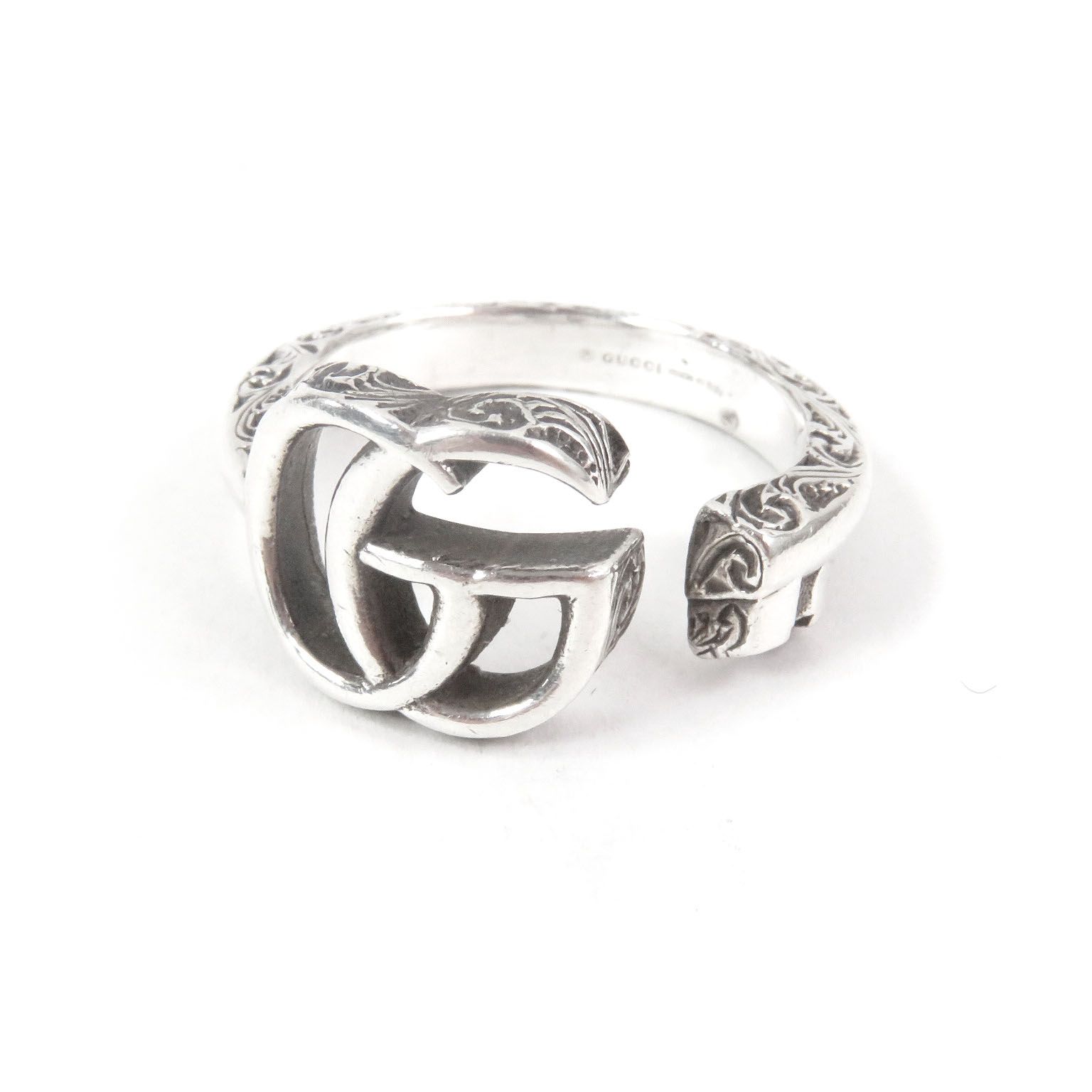 GUCCI グッチ アラベスク SV925 シルバー キューブネックレス 極美品 