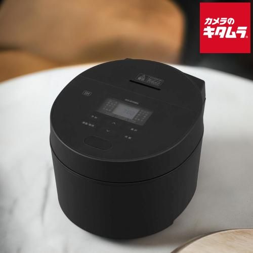 アイリスオーヤマ IHジャー炊飯器 RC-ISA30-B ブラック 3合炊き