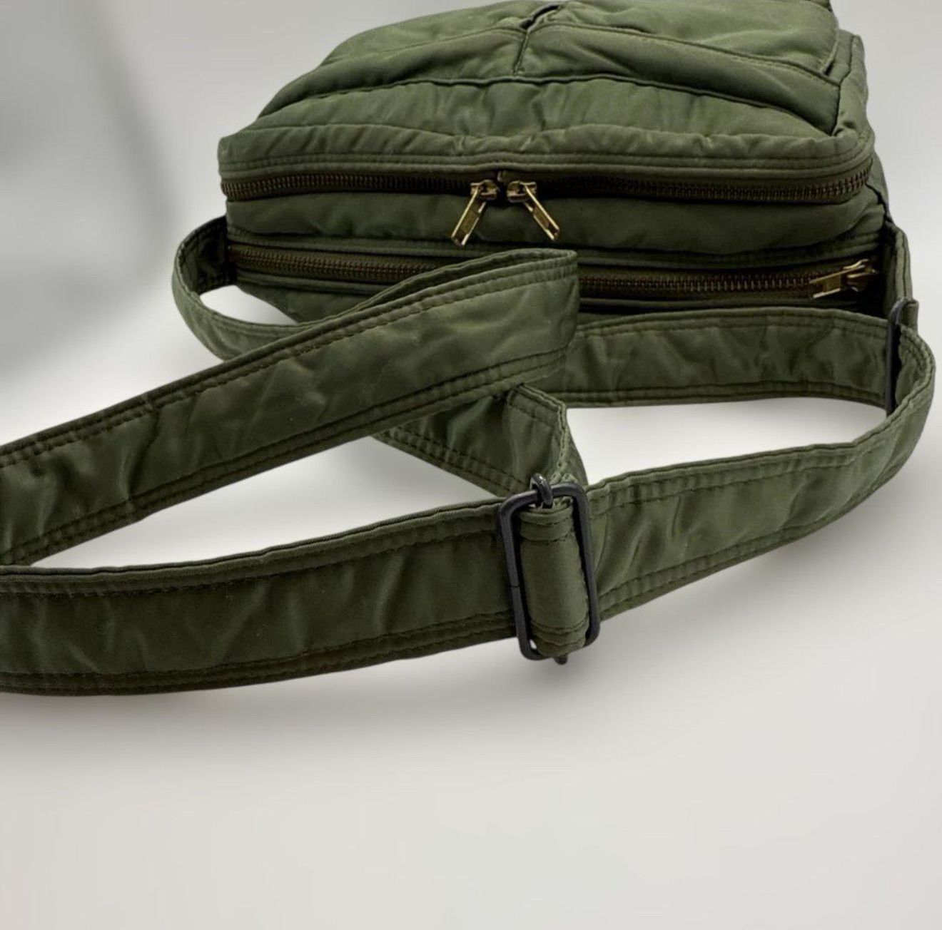 ポーターセージグリーンウエストバッグ美品 PORTER ポーター タンカー