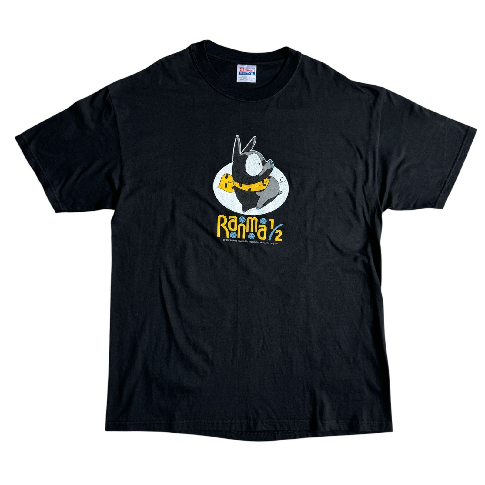 90s らんま1/2 Pちゃん プリント Tシャツ Lサイズ ピーちゃん Ranma