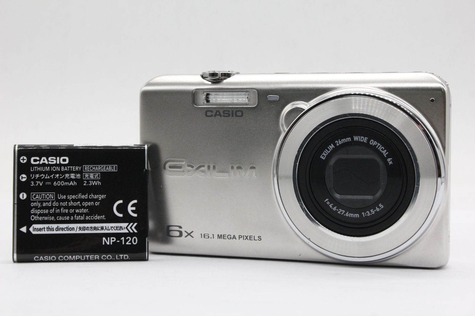 CASIO EXILIM EX-ZS26 4.6-27.6mm 1:3.5-6.5 コンパクトデジタル