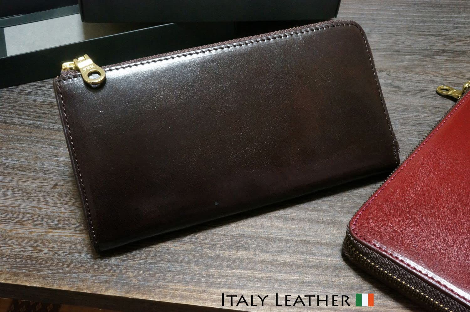 YANKEE社(イタリアの名タンナー) イタリーレザー 財布 ミニウォレット ショートウォレット ラウンドジップ 短財布 ITALY LEA