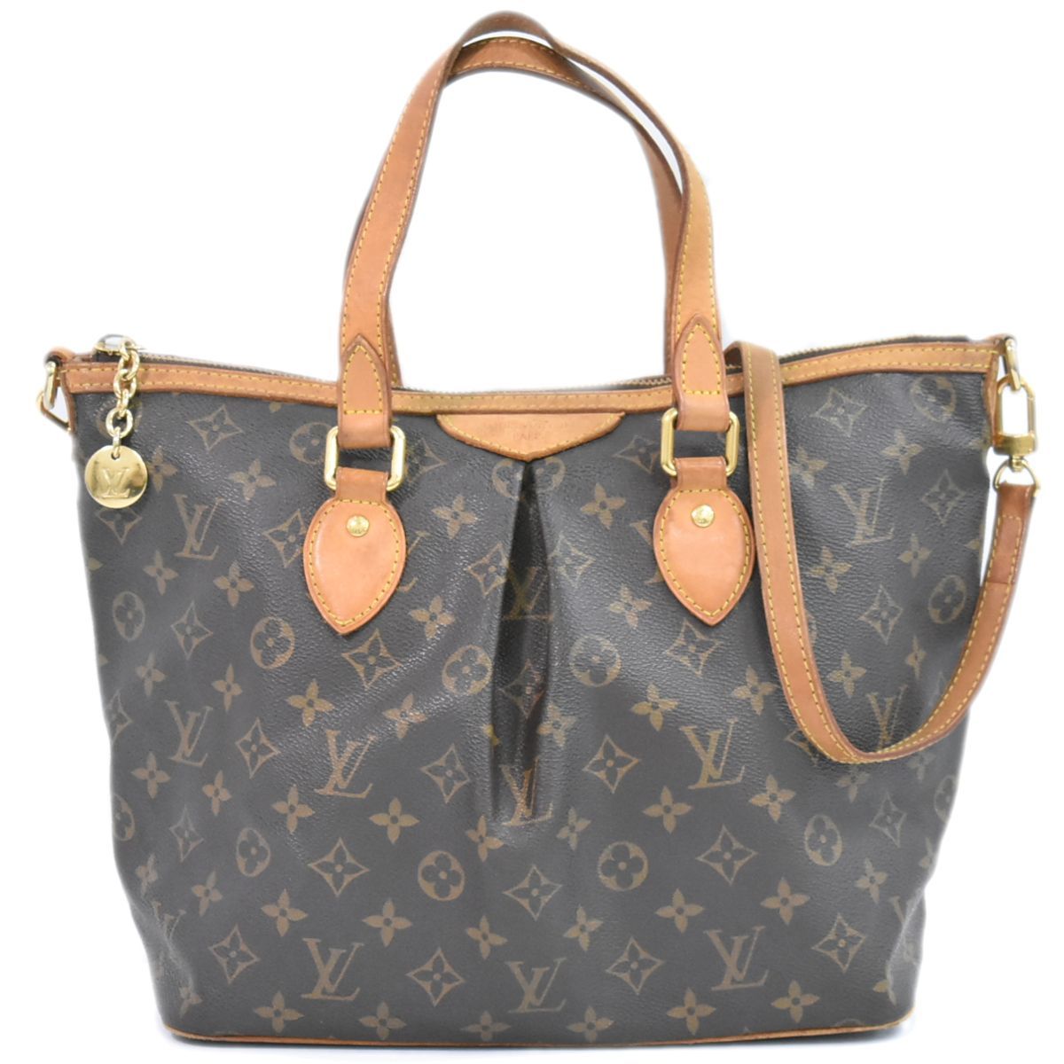 本物 ルイヴィトン LOUIS VUITTON LV パレルモ PM モノグラム 2WAY ...