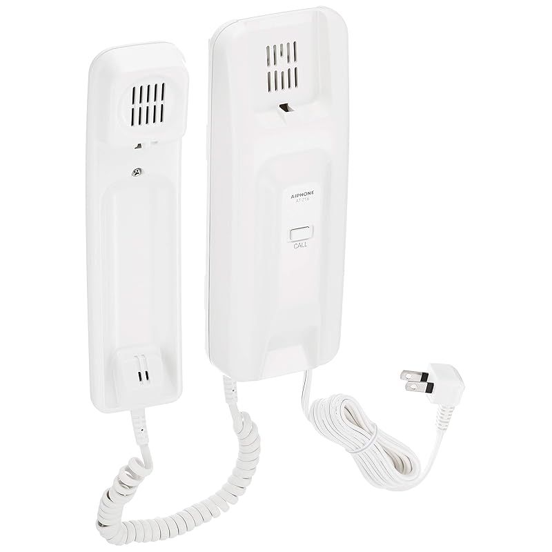 アイホン インターホン ドアホン 受話器型 親機と子機のセット AC電源プラグ式 親機1台 子機3台まで オフィス用 小規模用 連絡システム AT-416 0