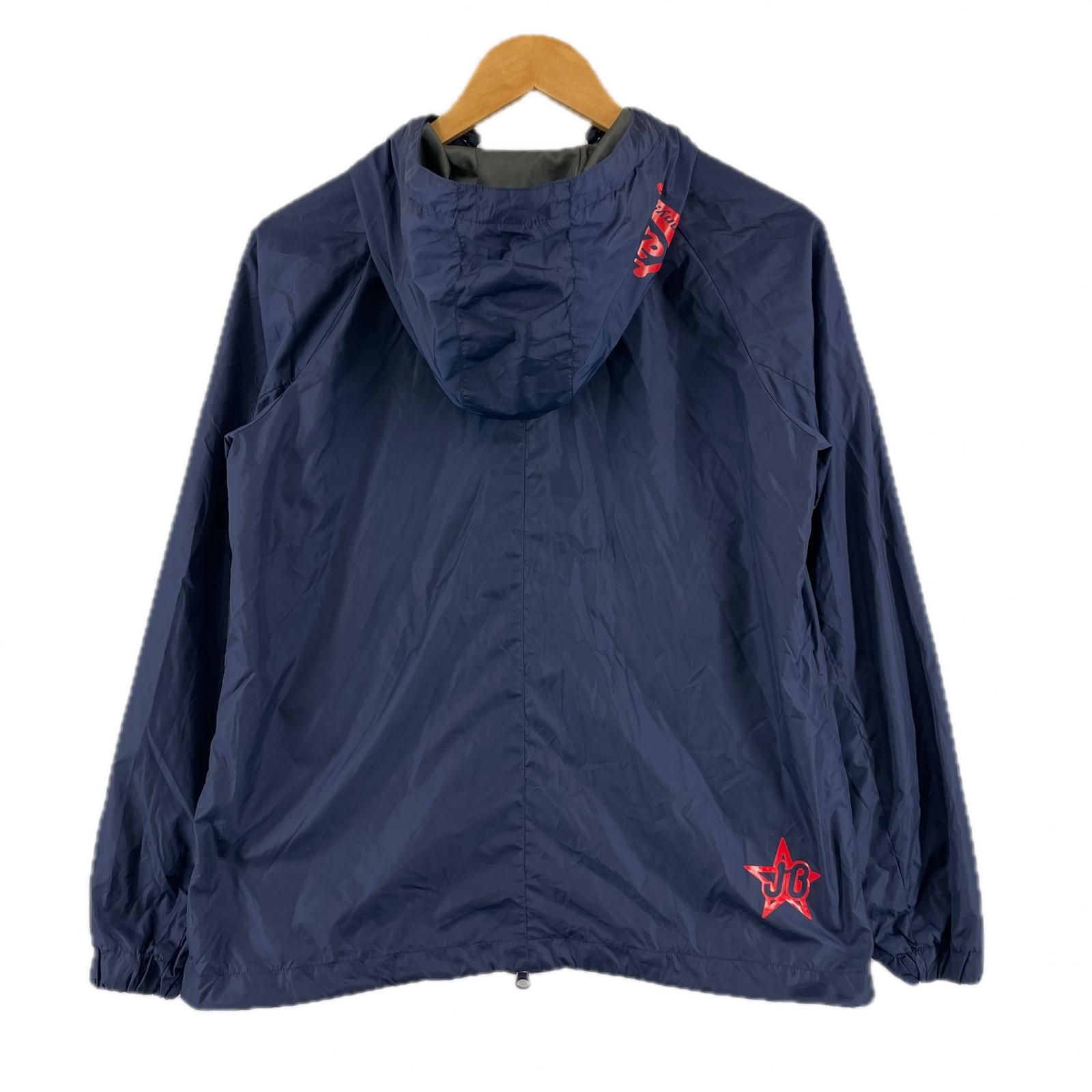 JACK BUNNY ネイビー ジップアップジャケット サイズ1 美品 Jack Bunny!! ジャックバニー ブランドロゴ 秋冬 AW