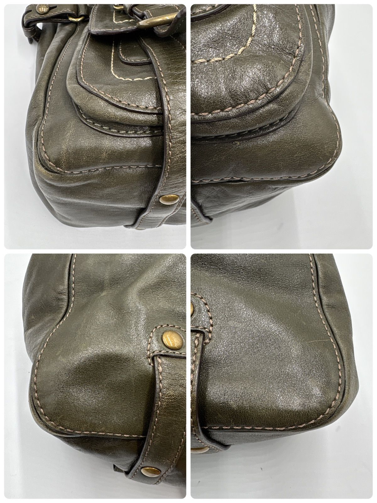 極美品 希少色○COACH コーチ 12705 ターンロック レザー トート