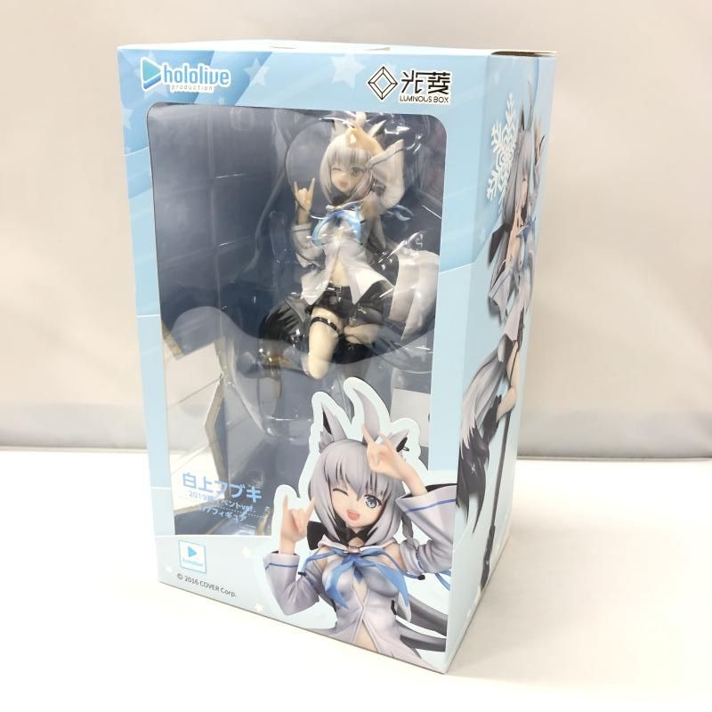 【中古】ルミナスボックス 1/7 白上フブキ 2019夏イベントver. ホロライブ【初期不良対応パーツ付】[10][240010482215] ホロライブ」より、1/7スケールフィギュア「白上フブキ 2019夏