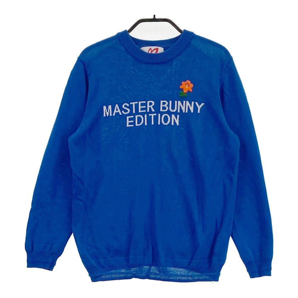 サイズ：1 MASTER BUNNY EDITION マスターバニーエディション 2023年 ニット セーター  ネイビー系 [240101456193] ゴルフウェア レディース ストスト サイズ：1 MASTER BUNNY EDITION マスターバニーエディション