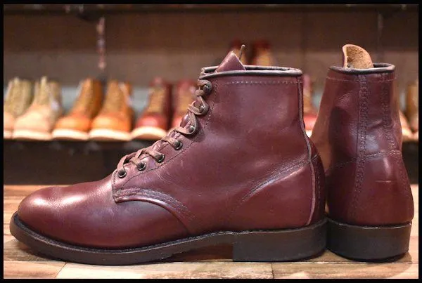 【8/E】 REDWINGレッドウィングUSAショベル gpzハーレー 10/D】875 RED WINGレッドウィング☆ハーレー gpzショベル 巻上げ