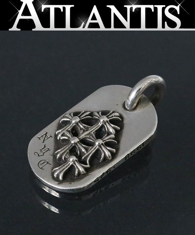 CHROME HEARTS 銀座店 クロムハーツ レイズド セメタリークロス ドッグタグ シルバー SV925 95310 - メルカリ