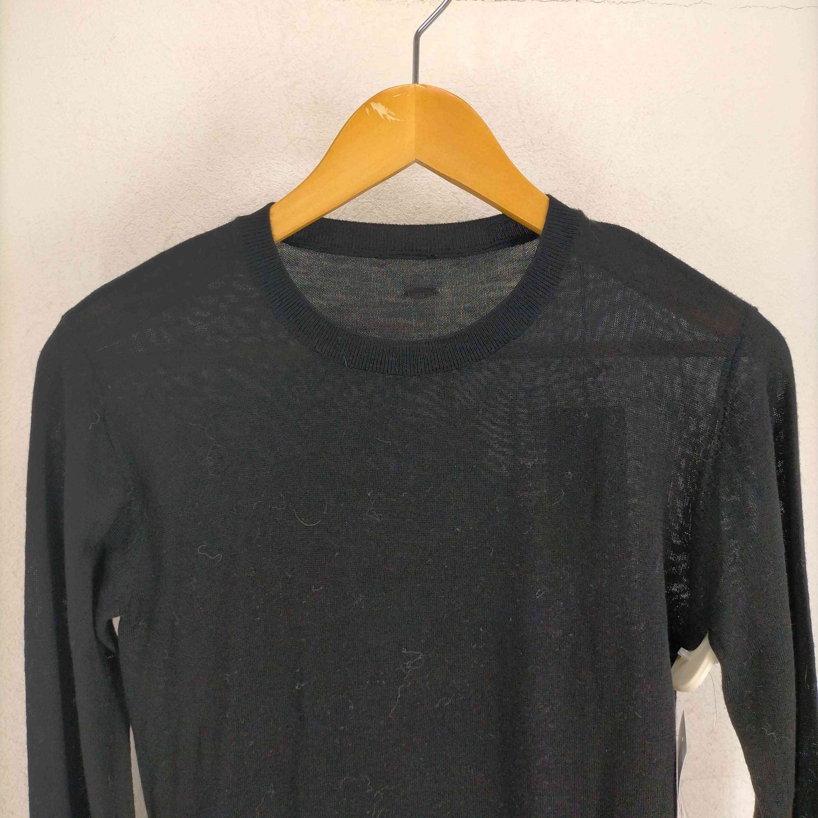 アニュアンス anuans 23AW ウールクルーネックプルオーバー レディース  