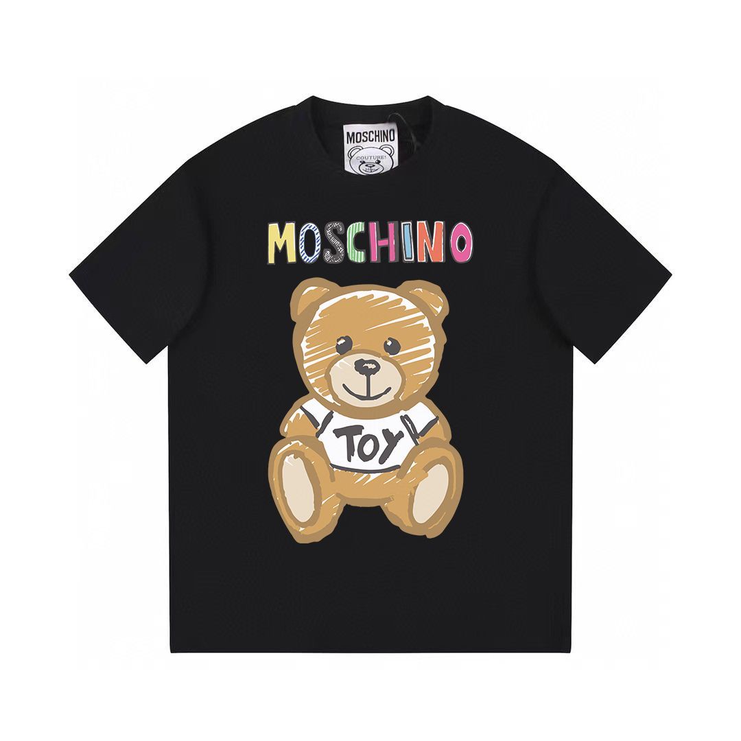 モスキーノ Moschino SS24 プリント 半袖Tシャツ