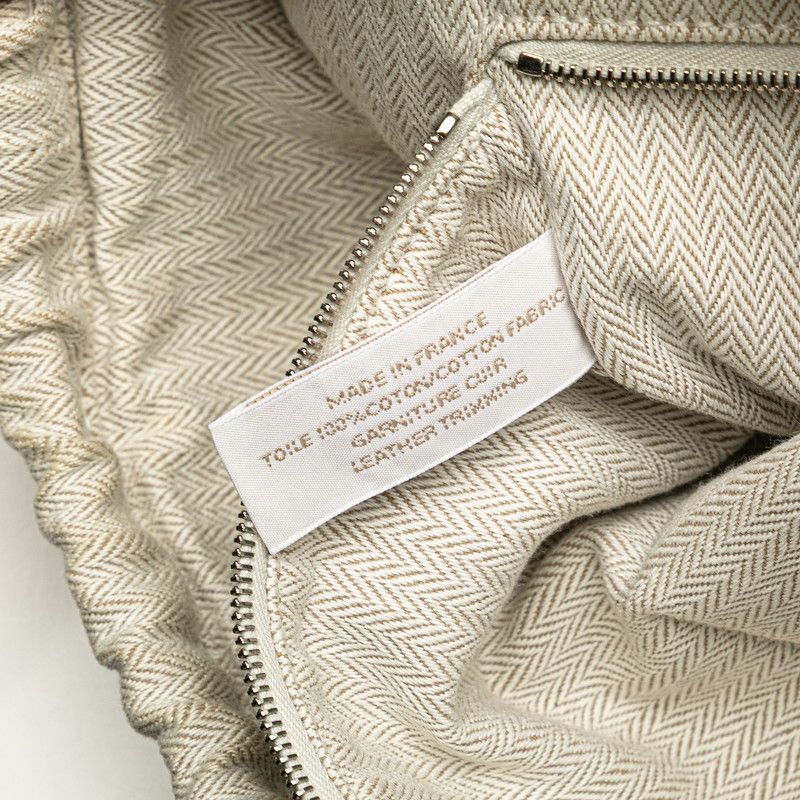 エルメス フールビ25 バッグインバッグ ポーチ ナチュラル ブラウン  