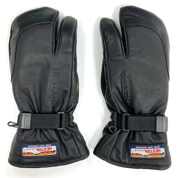 ヘストラ 3フィンガー ゴアテックス スキーグローブ ブラック ヘストラ