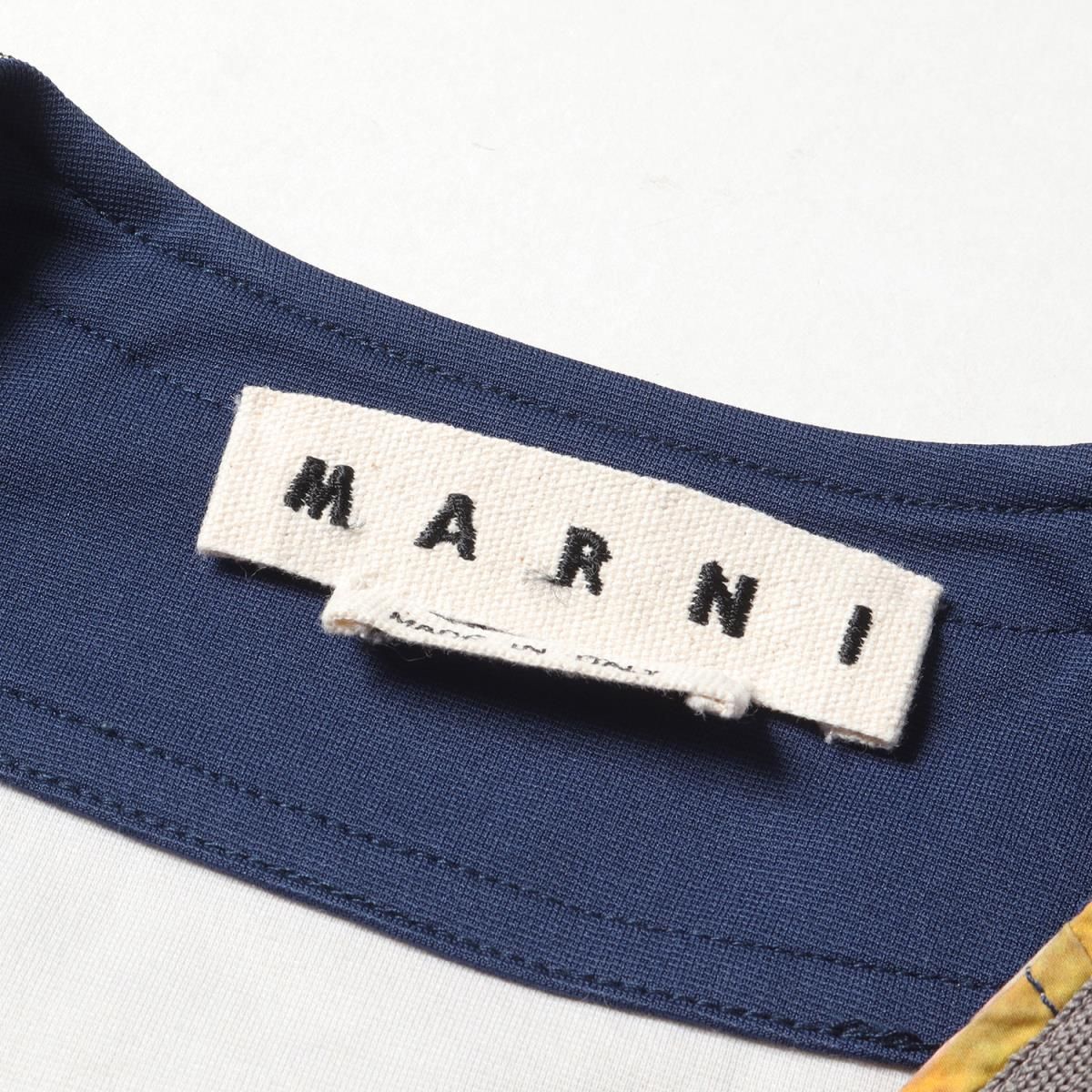 MARNI マルニ シャツ Betsy Podlach パッチワーク ベースボールシャツ 