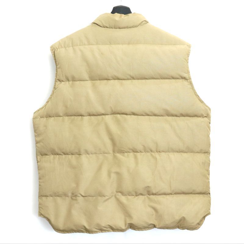 WOOLRICH 80s ダウンベスト 80s USA製 Woolrichウールリッチ 60/40 ダウンベスト タン XL