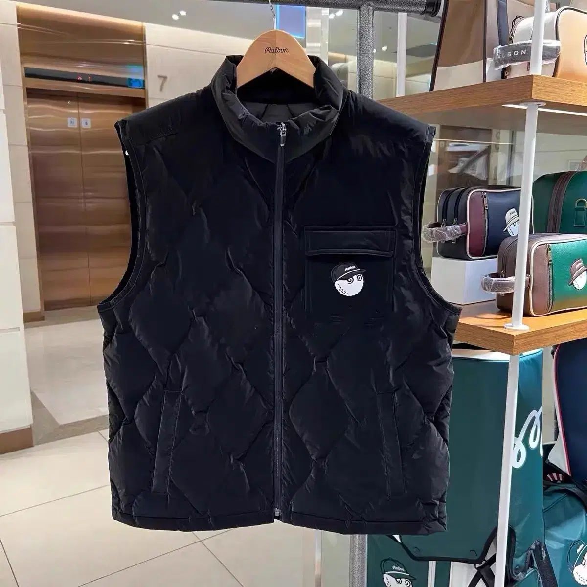 マルボンゴルフ メンズ ゴルフウェア ダウン ベスト ジャケット アウター