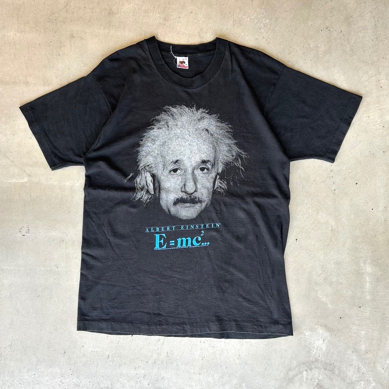 90s オリジナル  EINSTEIN アインシュタイン S 90s アインシュタイン Einstein 偉人 Tシャツ シングルステッチ