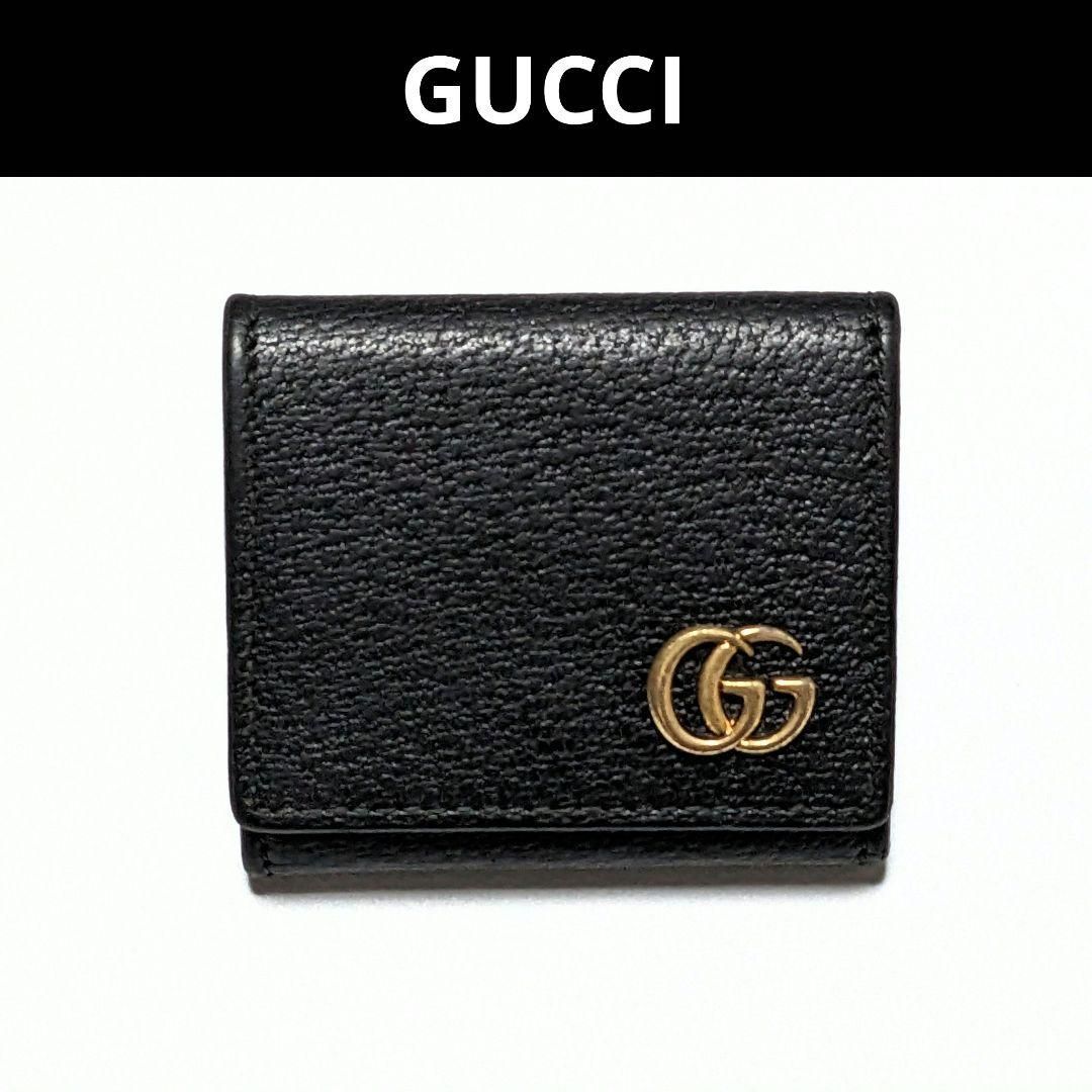 最も Gucci GUCCI カードケース 小銭入れ GG Marmont コインケース 名刺入れ+定期入れ