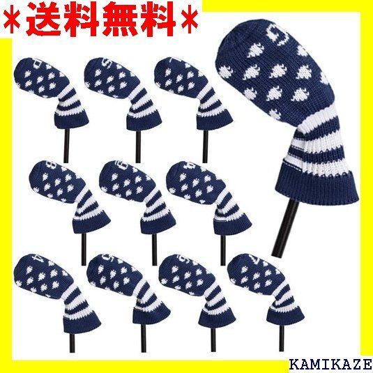 ☆ Sunbro Golf ニットヘッドカバー アイアンカ 11pcs 1450 - 4Speed