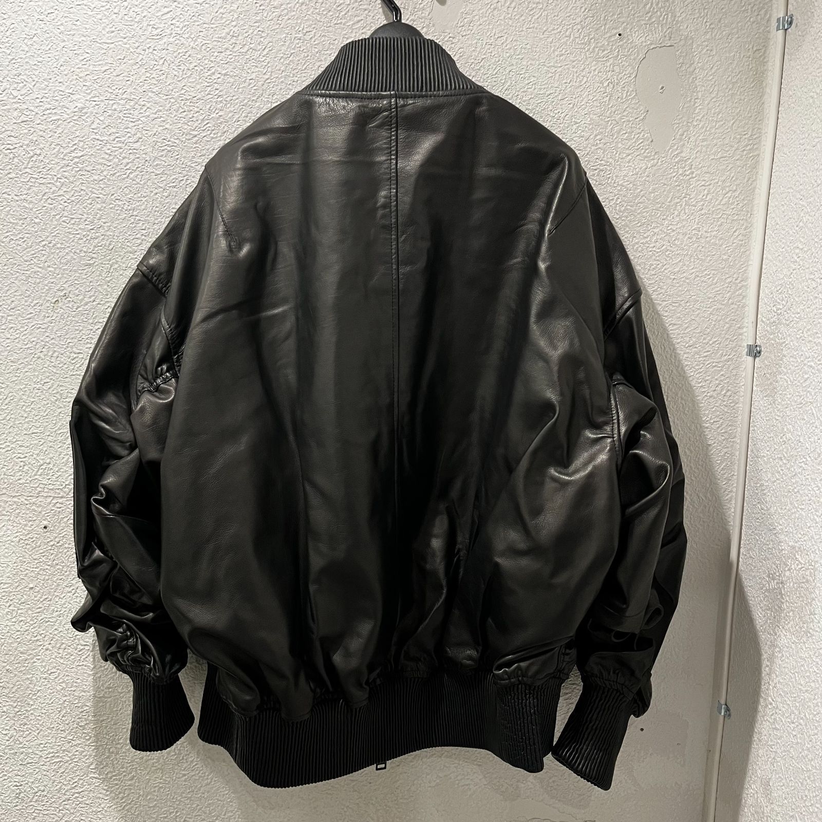 NOTE　 ノート　 レザーブルゾン Balloon Bomber Jacket SIZE 46.2A-010 【表参道t02】