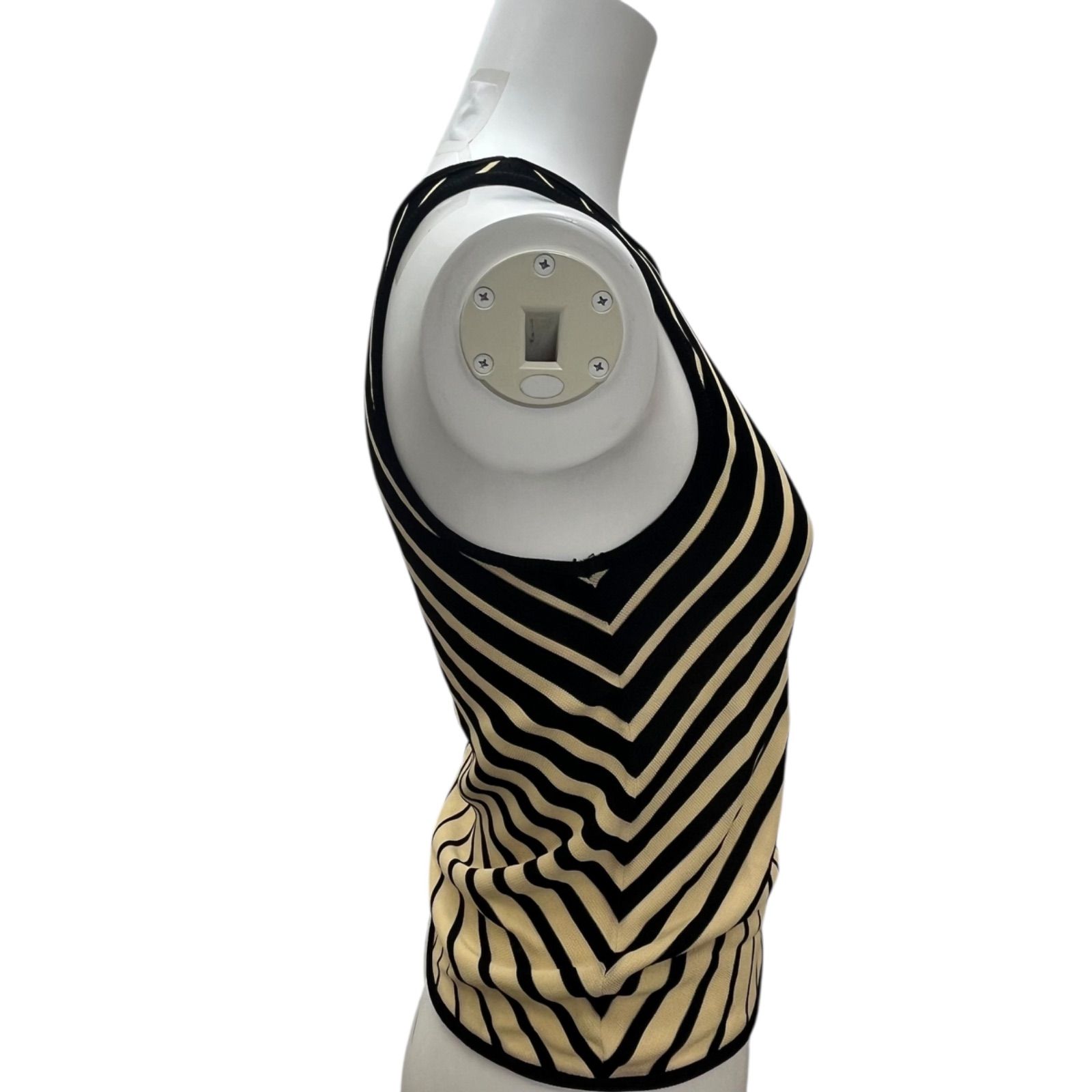 □美品 セリーヌ CELINE サマーニット カットソー ノースリーブ