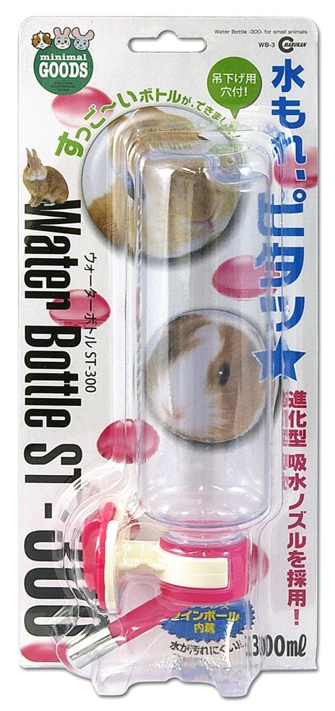 マルカン ウォーター ボトル ST-300 300ml - 餌やり・水やり用品