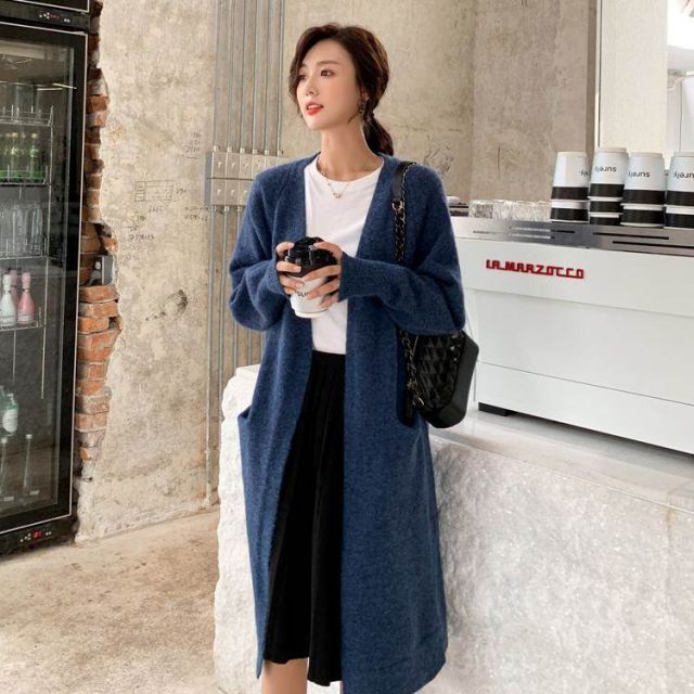 種類10：イエロー/L トップス カーディガン 長袖 Uネック かわいい