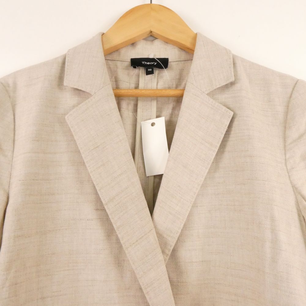 [美品]Theory ジャケット　セオリー theory 美品 22SS セオリー Eco Crunch Wash DB Boy JKT ダブル