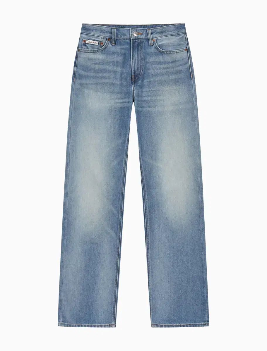 Calvin Klein カルバン クライン ck レディース シグネチャー 90 S ストレートフィット ミッドブルー 37 5 デニム