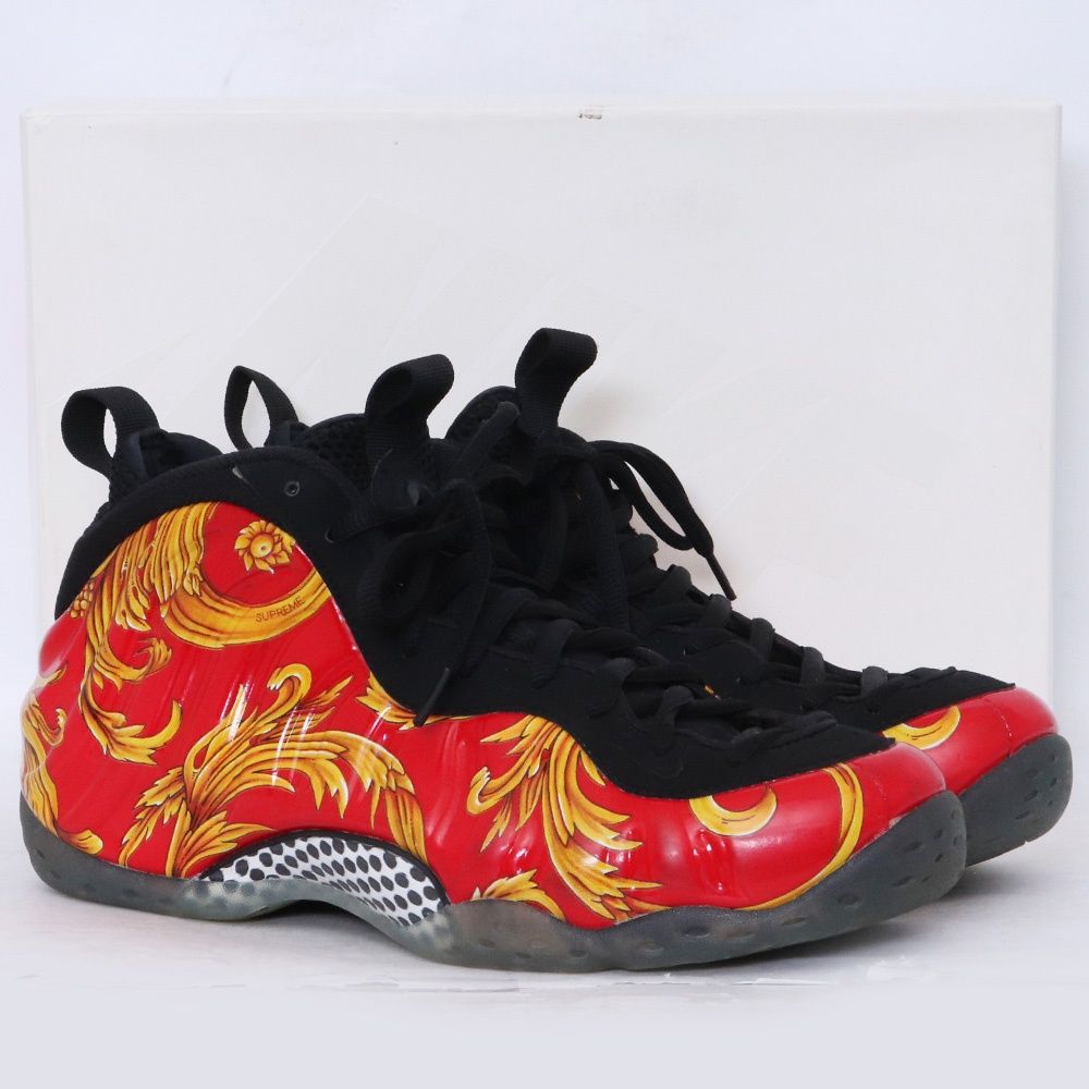27.5cm NIKE × SUPREME Air Foamposite One Supreme Red 652792-600 