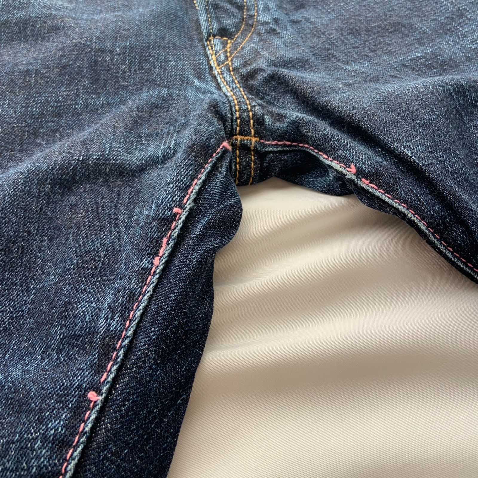 ☆【古着】 桃太郎ジーンズ VINTAGE LABEL 0701 15.7oz 特濃インディゴ