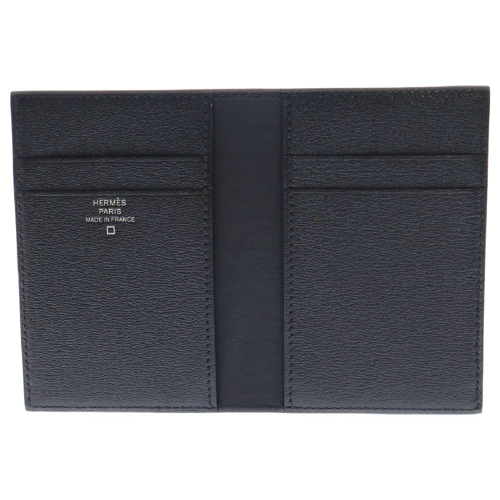 エルメス 名刺入れ クロコ 美品 HERMES エルメス カードケース シティ 4CC ブルーインディゴ
