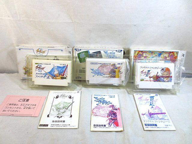 美品 FC ファミコン ファイナルファンタジーⅠ Ⅱ Ⅲ - メルカリ