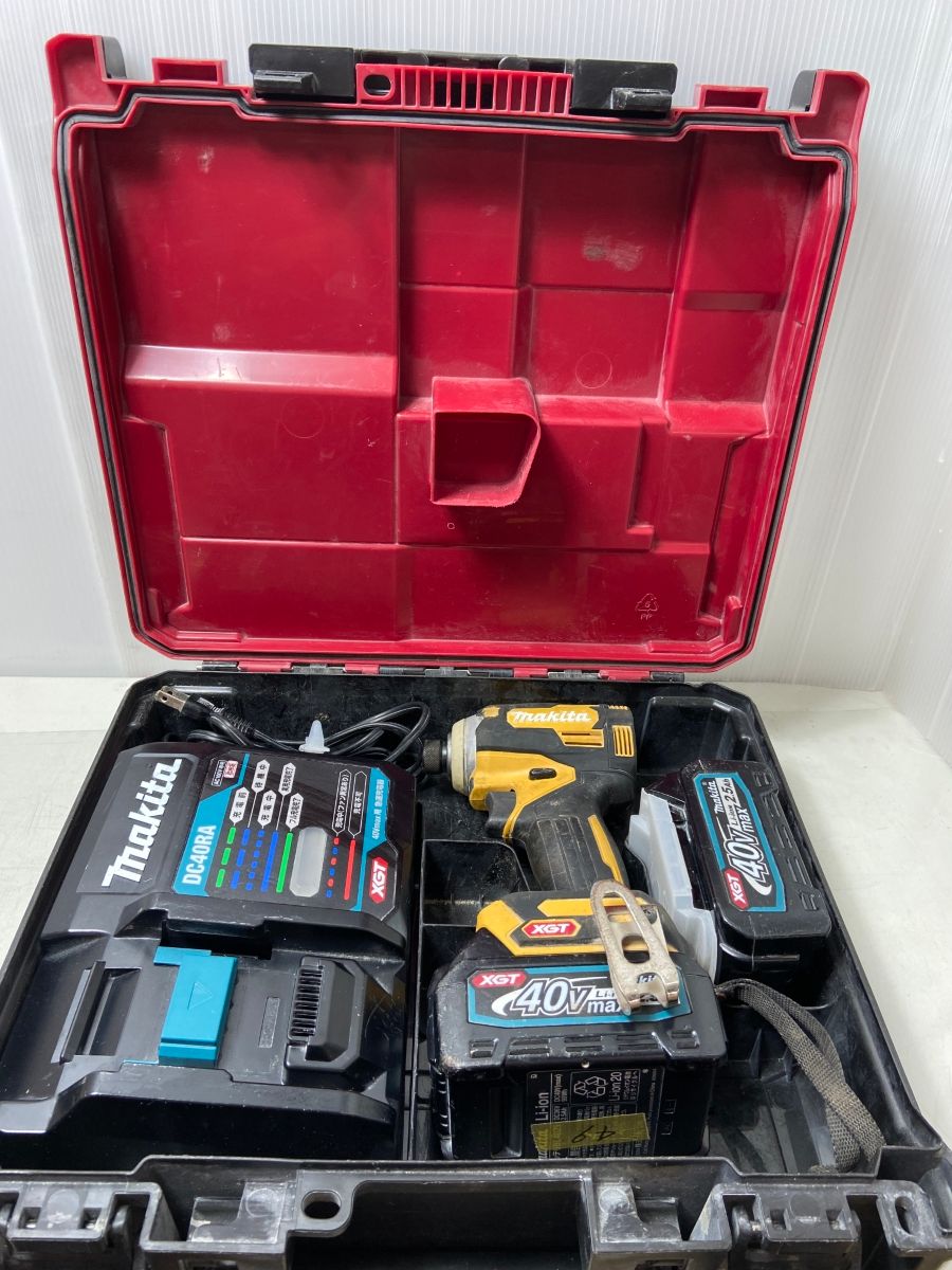 ΦΦMAKITA マキタ 40V 充電式インパクトドライバ TD001G イエロー