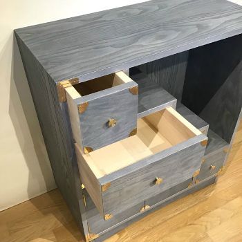 民芸家具 和モダン 日本製 国産家具 おしゃれ 階段箪笥 吉野民芸 箪笥