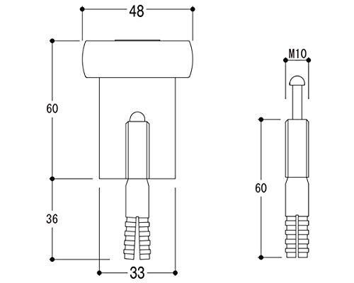 【新品・5営業日で発送】エイト F1-60-OC-A フック無アンカー黒ゴム